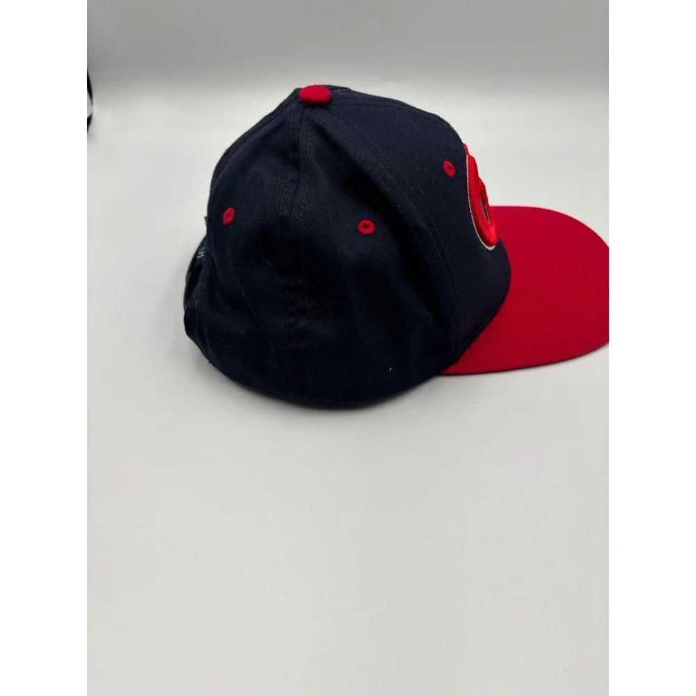 Cap‎ America Premium Line GT Snapback Hat Navy Blue Red Embroidered Cap 8505 XS